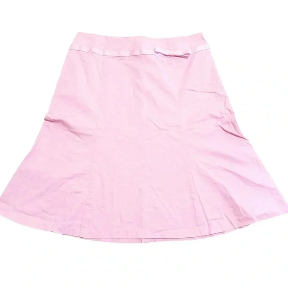 Dresses & Skirts - Vintage Y2K coquette pink bow midi skirt size 9